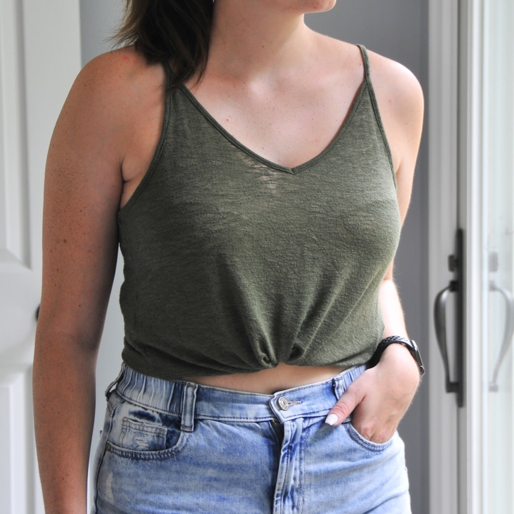 Green Tank Top